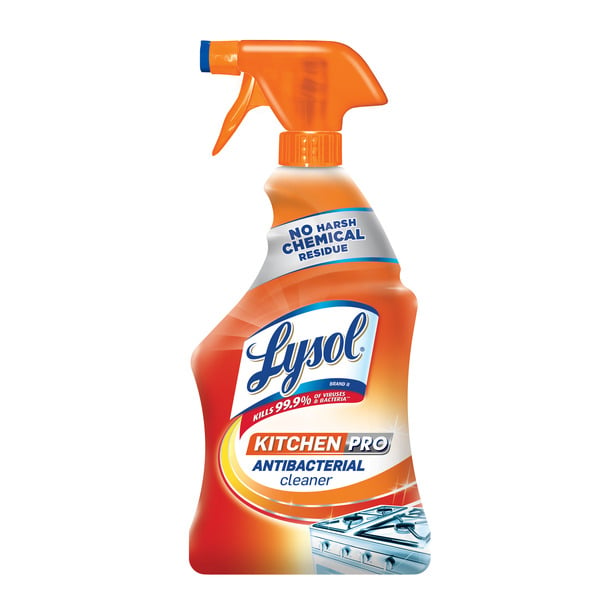 Cleaning Products Lysol Antibacterial, Cleaner and Degreaser Spray for Kitchens Citrus hero