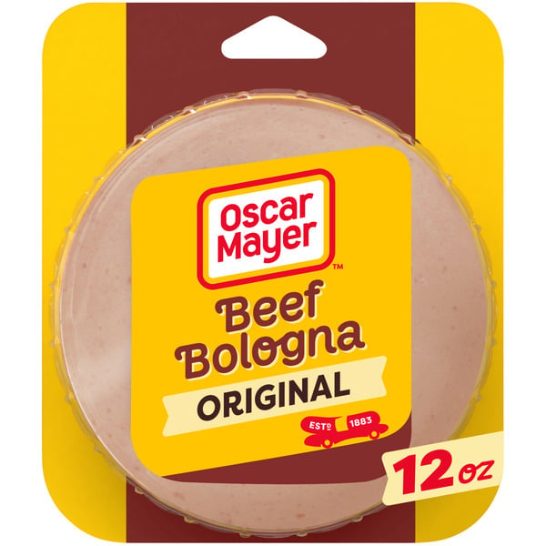 Packaged Meat Oscar Mayer Beef Bologna Sliced Deli Sandwich Lunch Meat hero