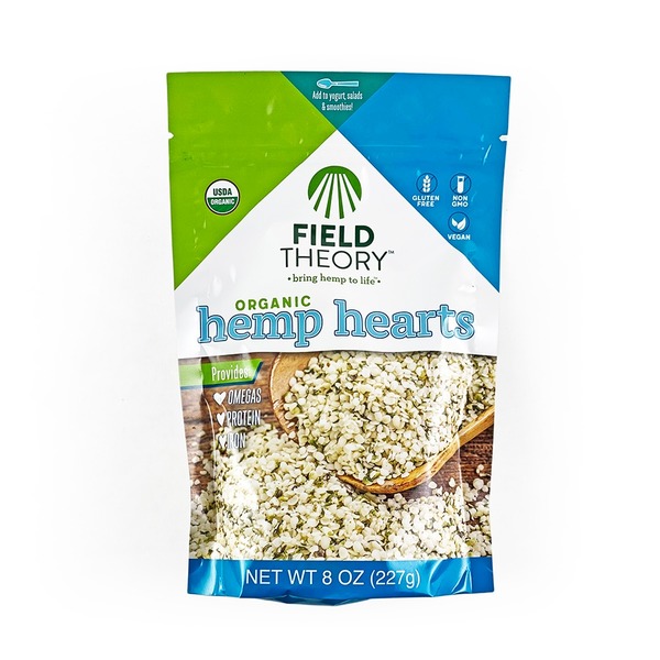 Nuts, Seeds & Dried Fruit Field Theory Organic Hemp Hearts hero