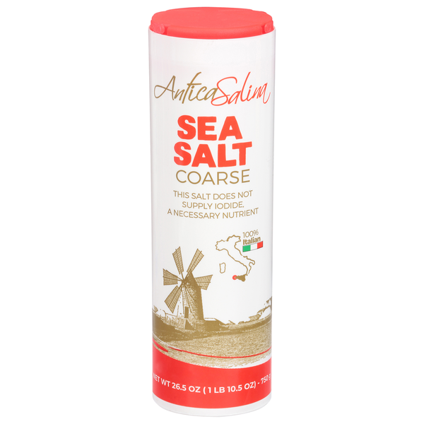 Spices & Seasonings Antica Salina Sea Salt, Coarse hero