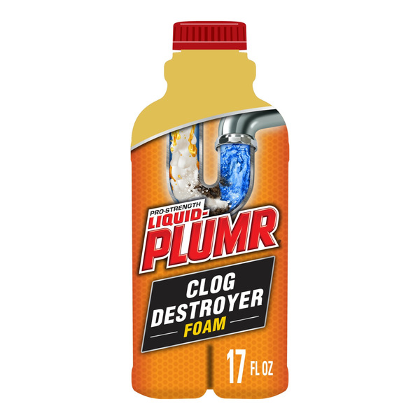 Cleaning Products Liquid-Plumr Pro-Strength Clog Destroyer Plus Clog Destroyer Foam, Foaming Drain Cleaner hero