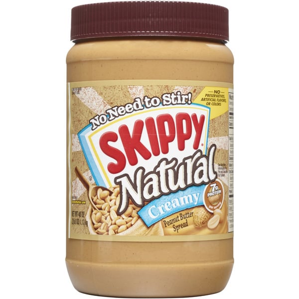 Spreads SKIPPY Natural Creamy Peanut Butter Spread hero