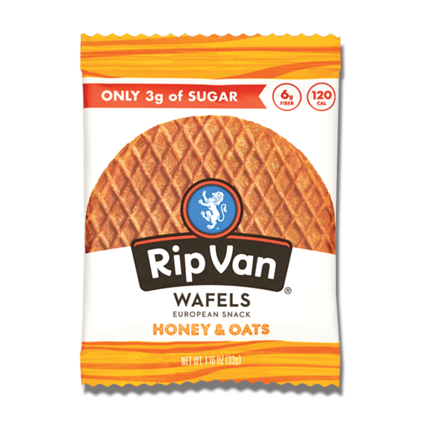 Cereal Rip Van Wafels Honey and Oats Wafels, Healthy Snacks, Keto Friendly, Low Sugar hero