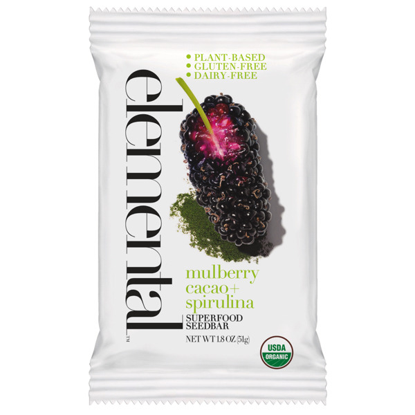 Energy & Granola Bars Elemental Superfood Mulberry, Cacao, Spirulina Superfood Seedbar hero