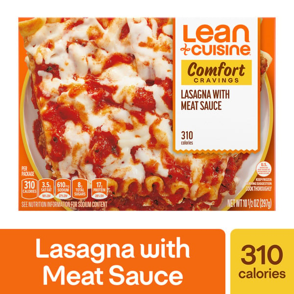 Frozen Meals Lean Cuisine Lasagna with Meat Sauce hero