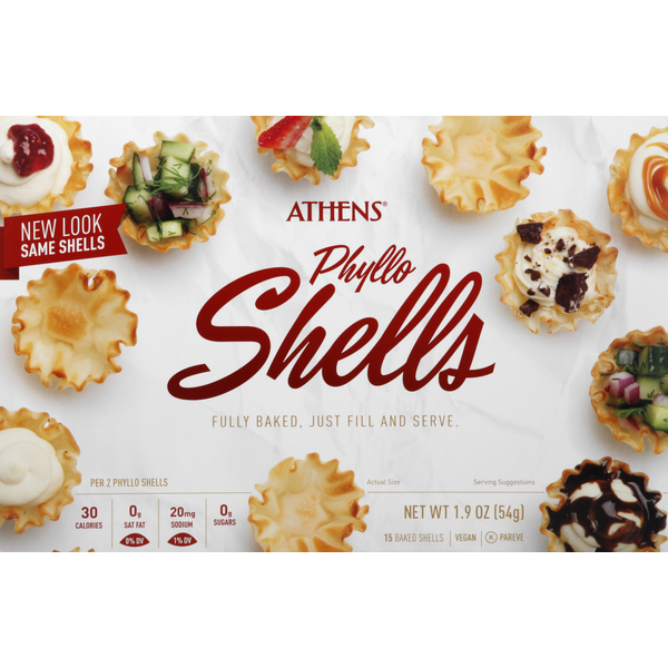 Frozen Dessert Athens Phyllo Shells, Baked hero