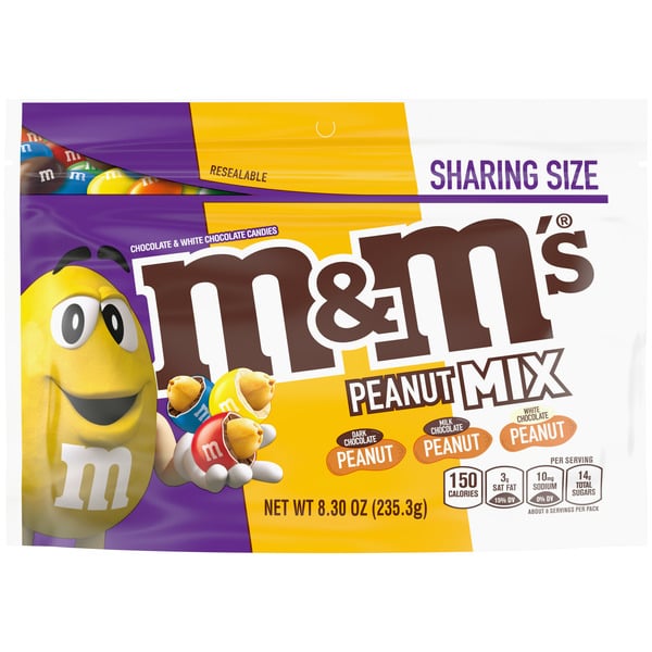 Trail Mix & Snack Mix M&M's Peanut Mix Chocolate Candy Sharing Size hero