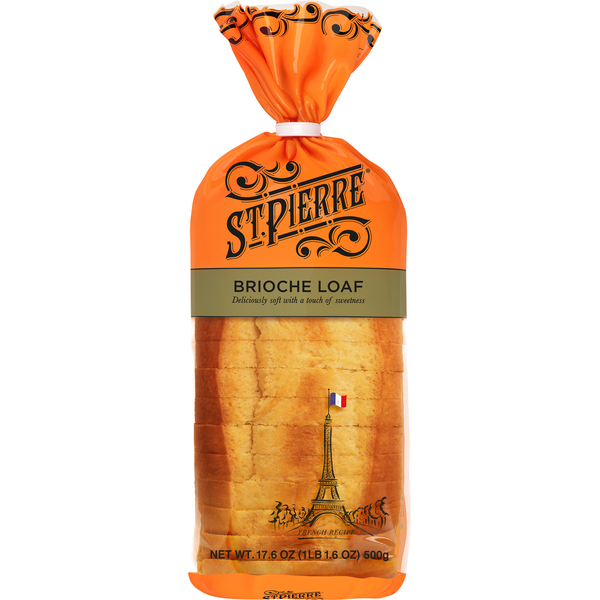 Specialty Breads St Pierre Sliced Brioche Loaf hero