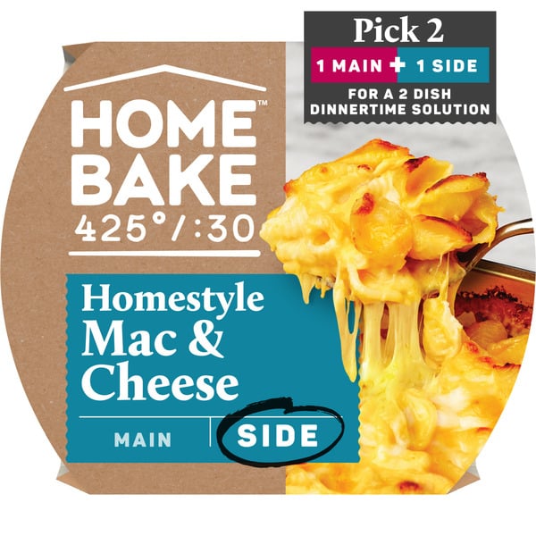 Frozen Meals Homebake 425/30 Homestyle Mac & Cheese hero