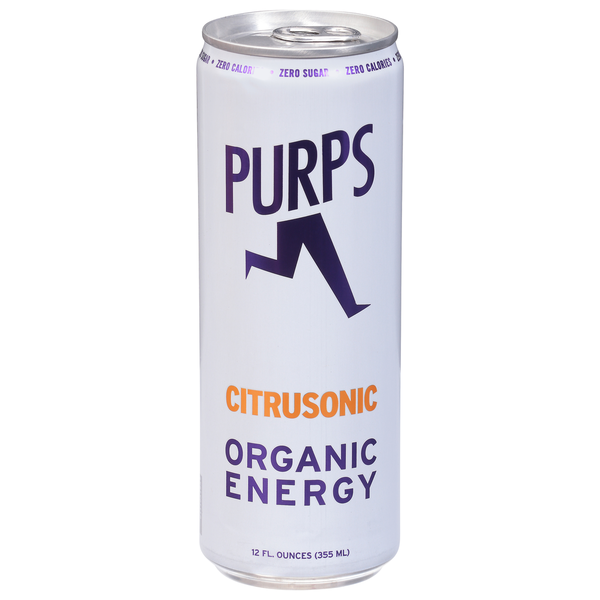 Energy & Sports Drinks Purps Organic Energy, Citrusonic hero