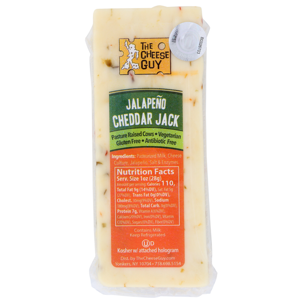 Specialty Cheeses The Cheese Guy Jalapeno Cheddar Jack hero