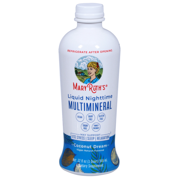 Dietary Supplements MaryRuth's Multimineral Liquid, Nighttime, Coconut Dream hero