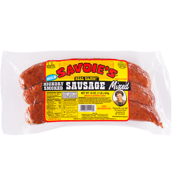 Hot Dogs, Bacon & Sausage Savoie's Smoked Sausage, Mild hero