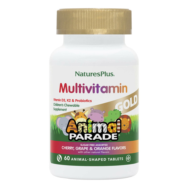 Vitamins & Supplements NaturesPlus Animal Parade GOLD Multivitamin Childrens Chewables, Assorted hero