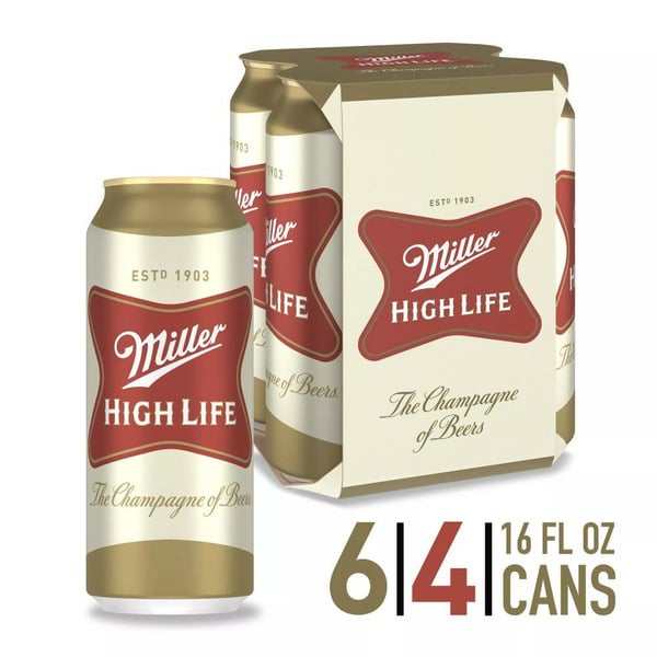 Domestic Miller High Life American Lager Beer hero