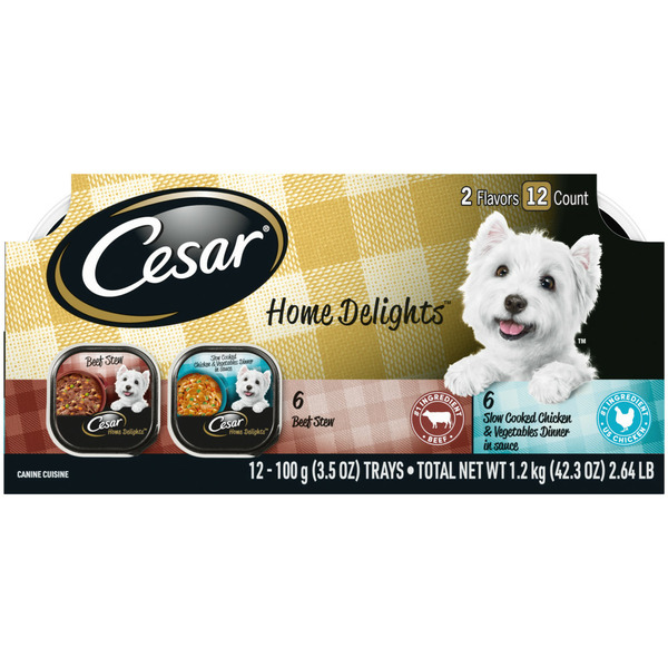 Dog Food & Care Cesar Home Delights Canine Cuisine Variety Pack hero