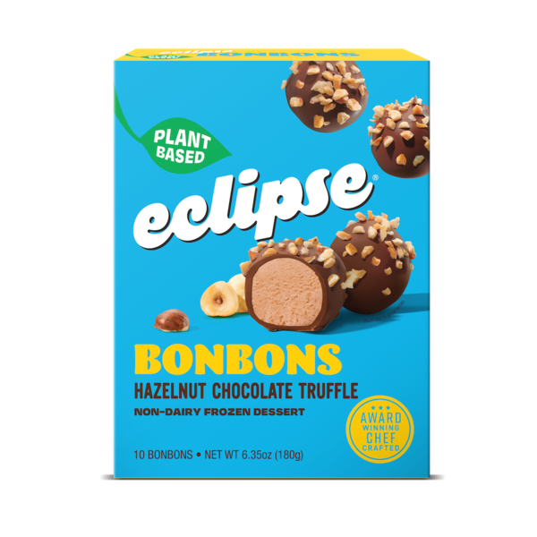 Candy & Chocolate Eclipse Plant Based  Hazelnut Chocolate Truffle Bonbons hero