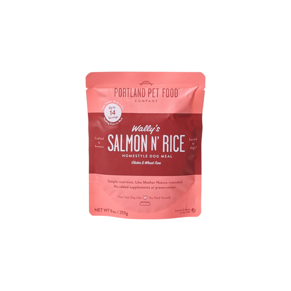 Portland Pet Food Company Wally's Salmon N' Rice hero