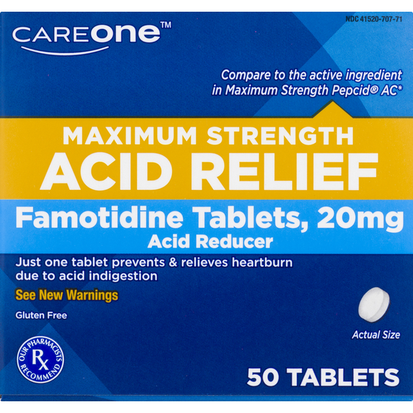 Digestion CareOne Famotidine Max 20 mg hero