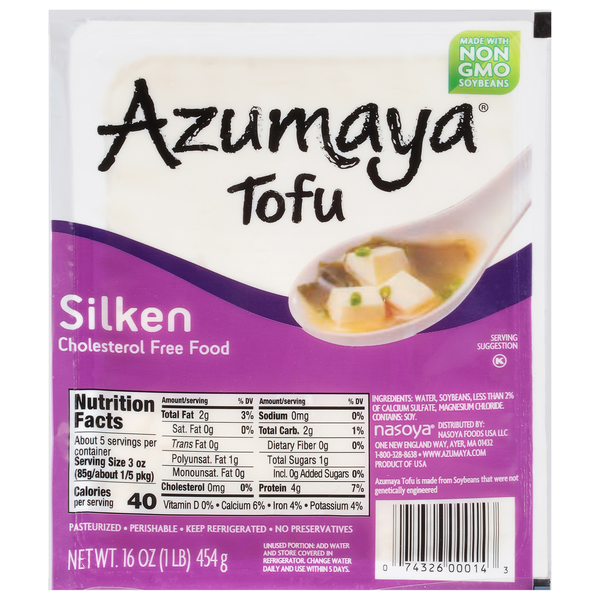 Tofu & Meat Alternatives Nasoya Tofu, Silken hero