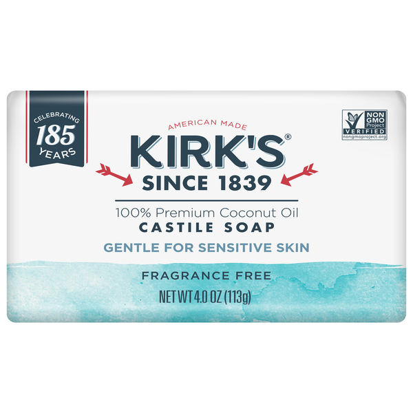 Body Lotions & Soap Kirk's Castile Soap, Fragrance Free hero