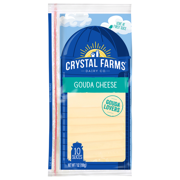 Cheese Crystal Farms Cheese, Gouda hero