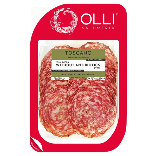 Lunch Meat Olli Salumeria Toscano Salami - Fennel Pollen hero