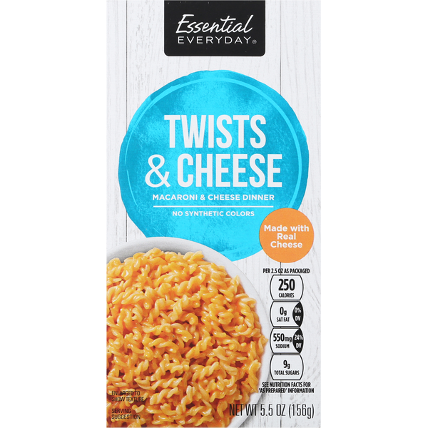 Instant Foods Essential Everyday Cheddar Cheese Twist Macaroni hero