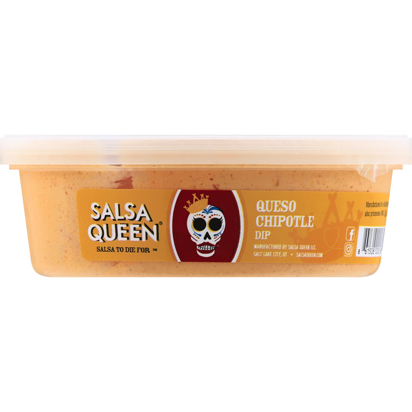 Packaged Cheese Salsa Queen Dip, Queso Chipotle, Medium hero