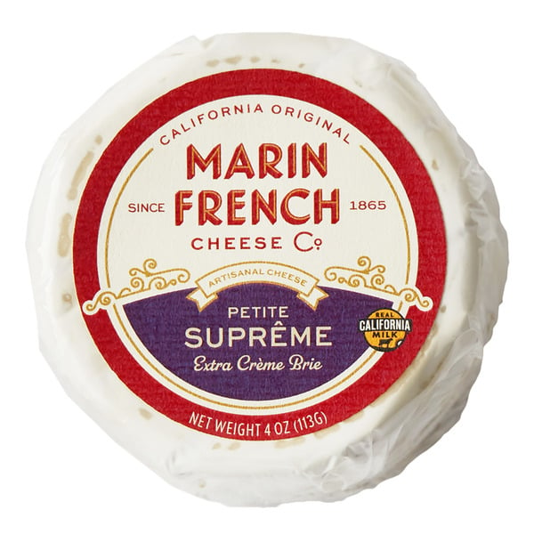 Specialty Cheeses Marin French Cheese Co. Petite Suprême Extra Crème Brie hero