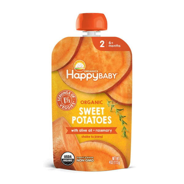 Baby Food & Formula Happy Baby Organics Stage 2 Organic Sweet Potatoes with Olive Oil + Rosemary hero