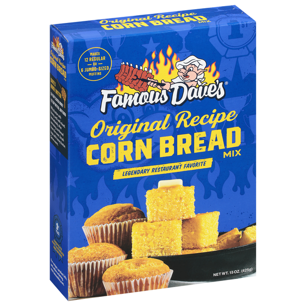 Doughs, Gelatins & Bake Mixes Famous Dave's Corn Bread Mix, Original Recipe hero