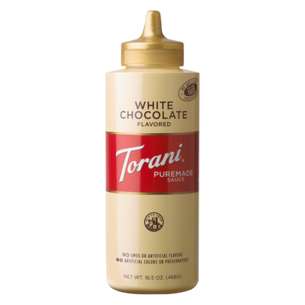 Honeys, Syrups & Nectars Torani Puremade White Chocolate Sauce hero