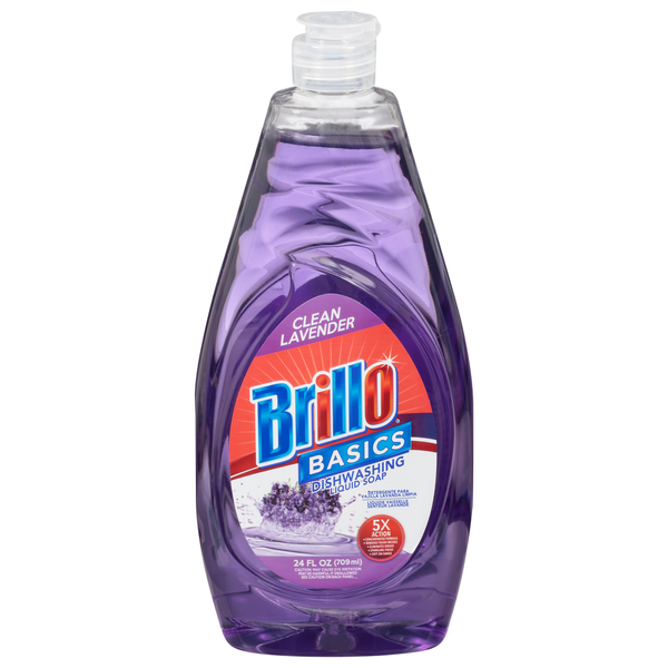 Dish Detergents Brillo Dishwashing Liquid Soap, Basics, Clean Lavender hero