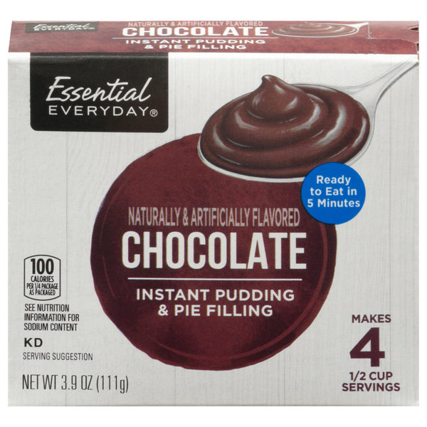 Doughs, Gelatins & Bake Mixes Essential Everyday Pudding & Pie Filling, Instant, Chocolate hero