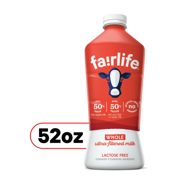 Ice Cream fairlife Whole Ultra-Filtered Milk, Lactose Free hero