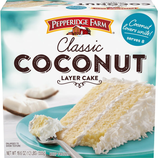 Frozen Dessert Pepperidge Farm Frozen Coconut Layer Cake hero