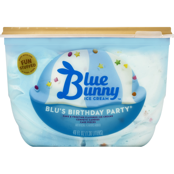 Ice Cream & Ice Blue Bunny Ice Cream, Blu's Birthday Party hero