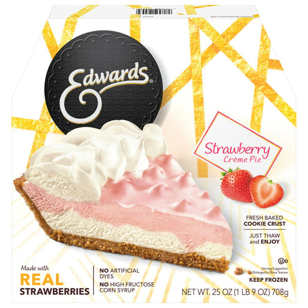 Frozen Dessert Edwards Premium Desserts Strawberry Crème Pie hero