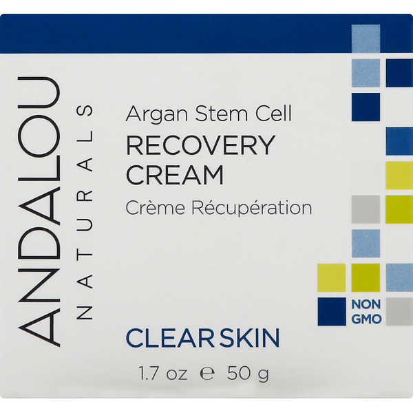 Facial Care Andalou Naturals Recovery Cream, Argan Stem Cell, Clear Skin hero