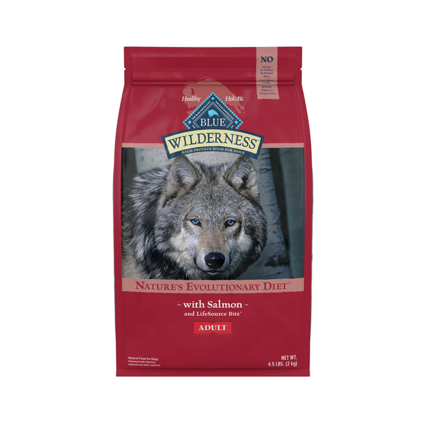 Dog Food & Care Blue Buffalo Wilderness High Protein, Natural Adult Dry Dog Food, Salmon hero