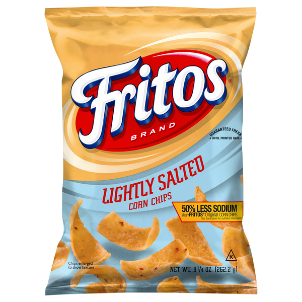 Chips & Pretzels Fritos Corn Chips, Lightly Salted hero