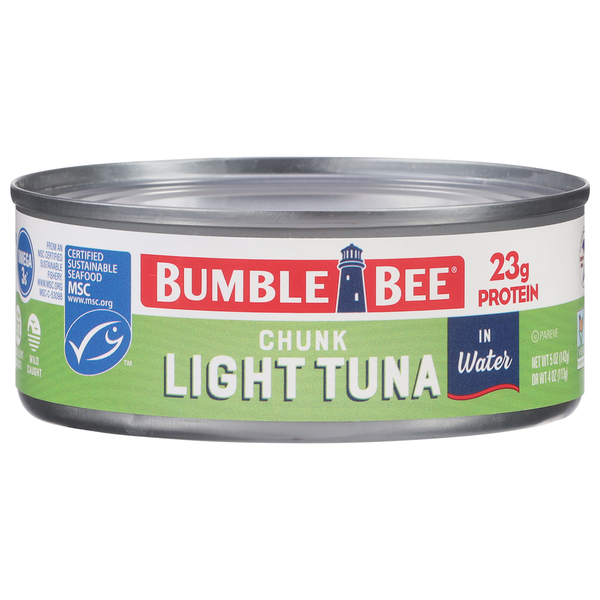 Canned Meat & Seafood Bumble Bee Light Tuna, Chunk hero