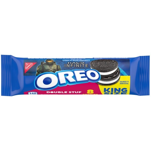 Cookies & Cakes Oreo Double Stuf Chocolate Sandwich Cookies - King Size hero