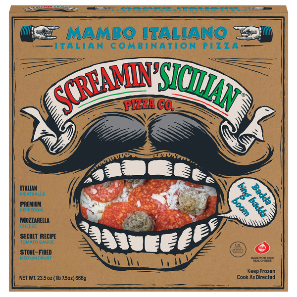 Frozen Pizza Screamin' Sicilian Pizza, Mambo Italiano hero