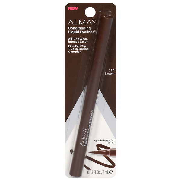 Almay Liquid Eyeliner, Conditioning, Brown 020 hero