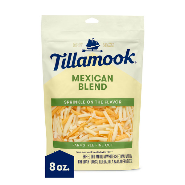 Specialty Cheeses Tillamook Mexican Blend Shredded Cheese hero