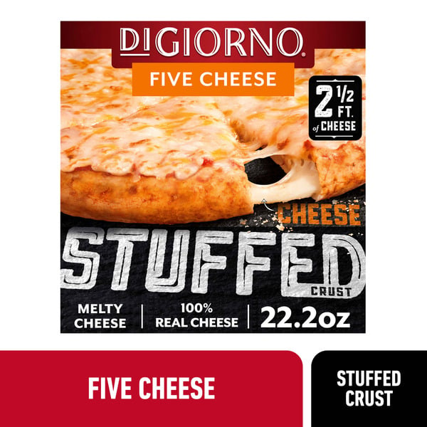 DiGiorno Frozen Pizza - Five Cheese Pizza - Stuffed Crust Pizza hero