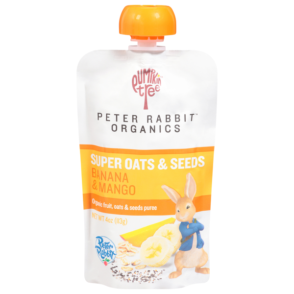 Bristol Farms Peter Rabbit Organics Super Oats & Seeds, Banana & Mango