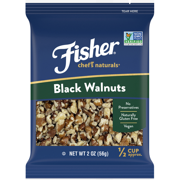 Nuts, Seeds & Dried Fruit Fisher Black Walnuts hero